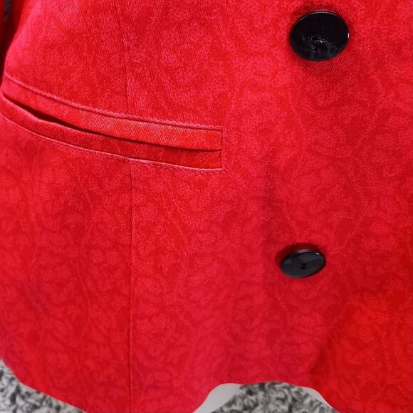 Escada by Margaretha Ley Vintage W. Germany Womans 40 Red Blazer. Vintage....... - Picture 3 of 13